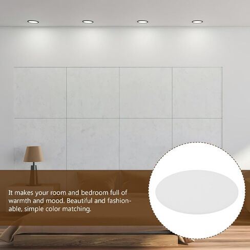 MAGICLULU Lighting Diffusion Supplies Led Downlight Diffusion Plate Fabric Lampshade Diffuser Ceiling Cover Plate Easy Install in Saudi Arabia