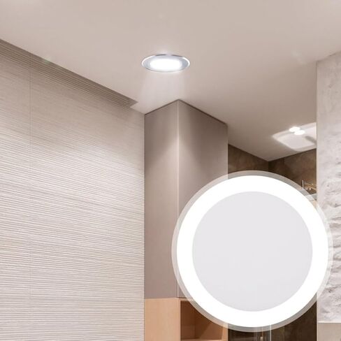 MAGICLULU Lighting Diffusion Supplies Led Downlight Diffusion Plate Fabric Lampshade Diffuser Ceiling Cover Plate Easy Install in Saudi Arabia