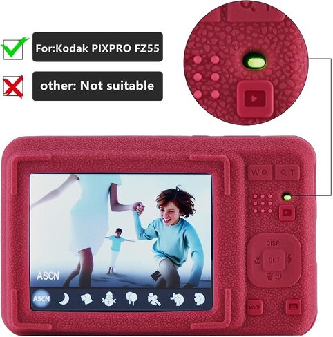 Silicone Case for PIXPRO FZ55, Protective Camera Cover, Shockproof | Soft silicone case for PIXPRO FZ55 Lightweight, scratch-proof. cutouts for buttons & lens. Dustproof. Travel-friendly. in Saudi Arabia