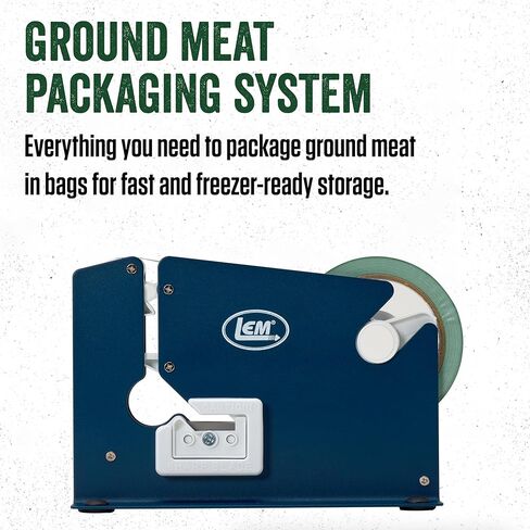 LEM Products 200 Ground Meat Packaging System,blue in Kuwait