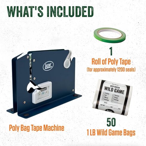 LEM Products 200 Ground Meat Packaging System,blue in Kuwait