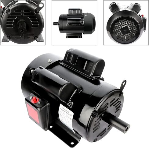 محرك كهربائي 3HP 3450 دورة في الدقيقة محرك أحادي الطور بإطار 145T إطار 230 فولت 7/8 بوصة عمود 60 هرتز CW/CCW TEFC in Saudi Arabia