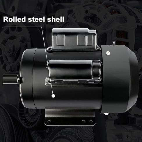 محرك كهربائي 3HP 3450 دورة في الدقيقة محرك أحادي الطور بإطار 145T إطار 230 فولت 7/8 بوصة عمود 60 هرتز CW/CCW TEFC in Saudi Arabia