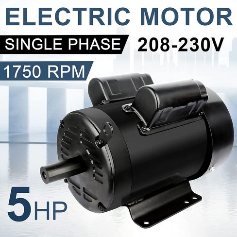 محرك كهربائي 3HP 3450 دورة في الدقيقة محرك أحادي الطور بإطار 145T إطار 230 فولت 7/8 بوصة عمود 60 هرتز CW/CCW TEFC in Saudi Arabia