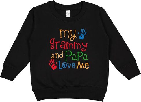 inktastic Grammy and Papa Love Me Toddler Sweatshirt in Saudi Arabia