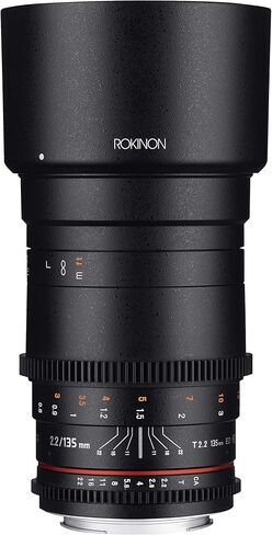 Rokinon Cine DS 135mm T2.2 Ed UMC Telephoto Cine Lens for Canon EF Digital SLR Cameras (متجددة) in Kuwait