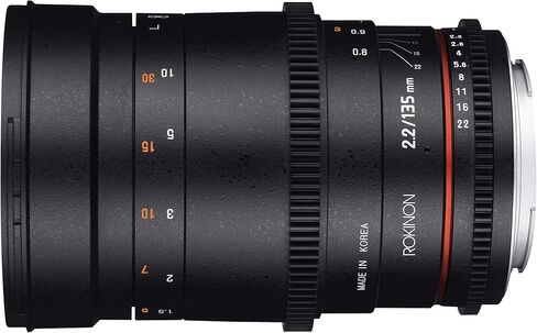 Rokinon Cine DS 135mm T2.2 Ed UMC Telephoto Cine Lens for Canon EF Digital SLR Cameras (متجددة) in Kuwait