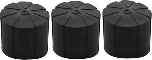 3pcs غطاء غطاء العدسة العالمي للسيليكون المقاوم للماء لعدسات كاميرا DSLR 65-90 مم in Kuwait