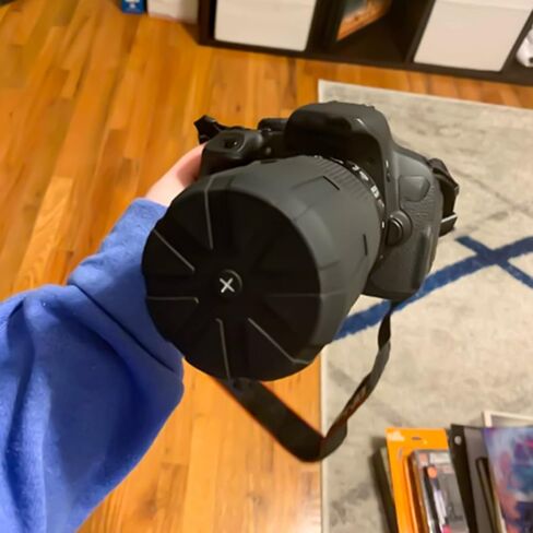 3pcs غطاء غطاء العدسة العالمي للسيليكون المقاوم للماء لعدسات كاميرا DSLR 65-90 مم in Kuwait