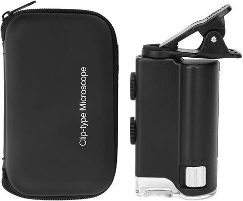 Mini Clip Clip Microscope Magnifier Loupe ، MID Clip Loupe Microscope ، مجهر مقطع محمول مناسب للمراقبة in Kuwait