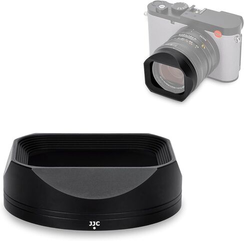 JJC Metal Lens Hood for Leica Q3 43/ Q3/ Q2 Cameras, Compatible with 49mm Lens Filter & Original Lens Cap, No Vignetting in Saudi Arabia