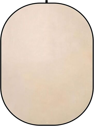 Kate الخلفية القابلة للطي للتصوير الفوتوغرافي Beige/Cyan المنبثقة الخلفية 2-في 1 خلفية للحفلات ، صورة ، فيديو ، بودكاست ، 5 × 6.5 قدم in Saudi Arabia