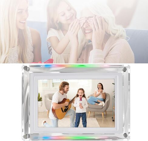 إطار صور رقمي 5 بوصة ، إطار صور رقمي ذاكرة 4G ، إطار صور فني مؤيد أكريليك الملون in Kuwait