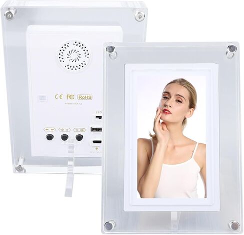 إطار صور رقمي 5 بوصة ، إطار صور رقمي ذاكرة 4G ، إطار صور فني مؤيد أكريليك الملون in Kuwait