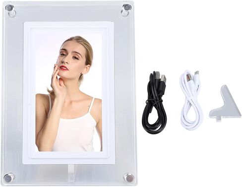 إطار صور رقمي 5 بوصة ، إطار صور رقمي ذاكرة 4G ، إطار صور فني مؤيد أكريليك الملون in Kuwait