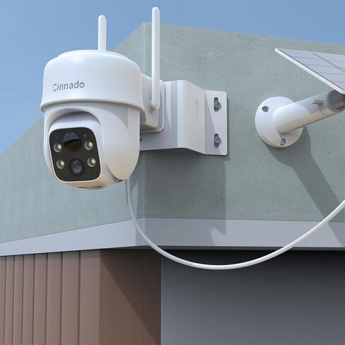 Corner Bracket Mount Kit for Cinnado B6 Security Camera, Outdoor Camera Bracket Compatible with 2K Home Camera Wireless Solar Accessories（White） in Saudi Arabia