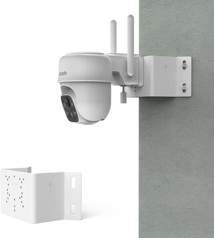 Corner Bracket Mount Kit for Cinnado B6 Security Camera, Outdoor Camera Bracket Compatible with 2K Home Camera Wireless Solar Accessories（White） in Saudi Arabia