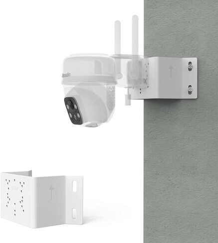Corner Bracket Mount Kit for Cinnado B6 Security Camera, Outdoor Camera Bracket Compatible with 2K Home Camera Wireless Solar Accessories（White） in Saudi Arabia