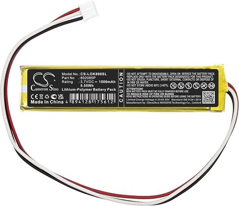 1500mAh/3.7V Replacement Battery for Keyboard Mouse L0gitech K800 802085P in Kuwait