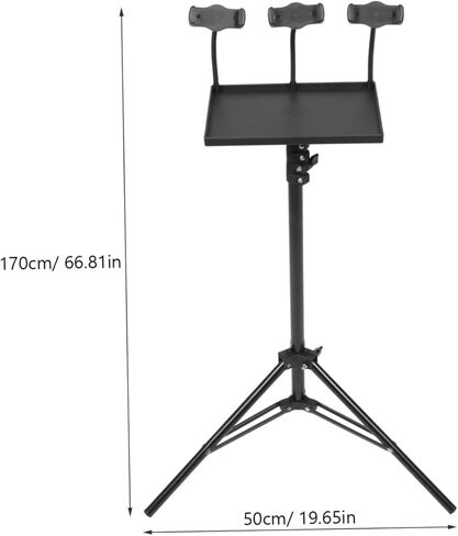 HEMOTON Adjustable Projector Tripod Stand Phone Holder Live Broadcast Bracket for Sound Cards Stable Support in Saudi Arabia