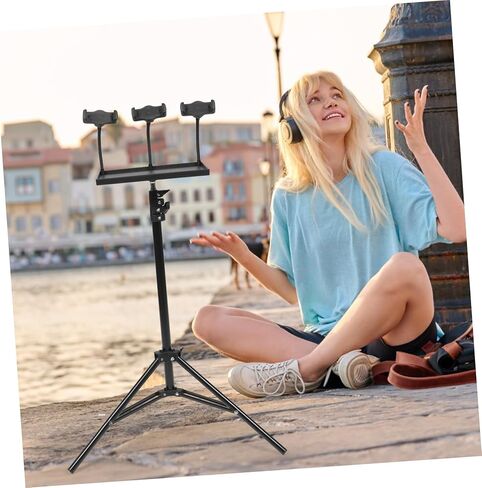 HEMOTON Adjustable Projector Tripod Stand Phone Holder Live Broadcast Bracket for Sound Cards Stable Support in Saudi Arabia