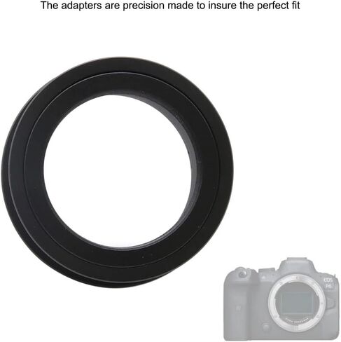 T2-EOS R Lens Adapter Ring for Telescope Microscope T Ring T2 Mount Lens and for Canon EOS RF Mount Camera EOS R52 R62 R8 R100 R50 R7 R10 R3 R5 RP Metal Lens Adapter Ring Manual Focus Adapter Ring in Saudi Arabia