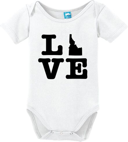 Idaho الحب المطبوع bodysuit baby romper in Kuwait