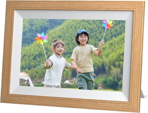 Kodak Classic 10 "إطار الصورة الرقمية ، وإنهاء الخشب البقر ، إطار صور ذكي ممكّن من شبكة Wi-Fi مع مشاركة عن بُعد ، عرض تلقائي وشاشة HD in Saudi Arabia