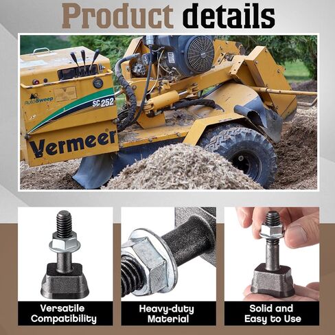 Tallew 8 Pack Stump Grinder Teather متوفرة مع Vermeer صفراء سترة طاحونة طاحونة مع قفل لآلة إزالة البراز الأشجار in Saudi Arabia