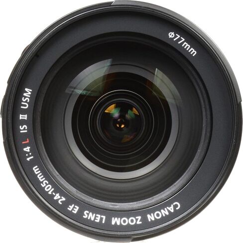 Canon EF 24-105mm f/4L is II USM Lens for Canon EF-Mount APS-C DSLRs + Lens Case + 3 PC Filters + Hood + Dust Blower + Sensor Brush Pen + Cap Keeper + More (12pc Bundle) (Renewed), Black in Saudi Arabia