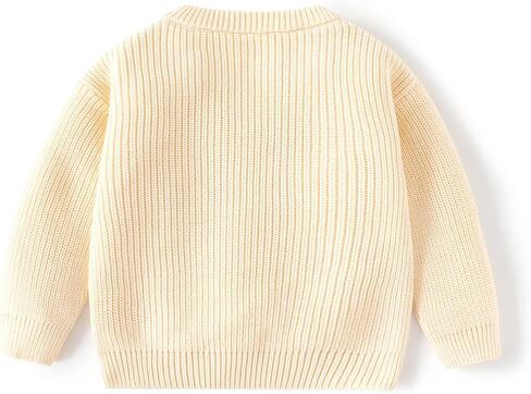 Toddler Baby Girls Boys First Birthday One Knit Sweater, Cute Infant Daisy Design Outfit Top Sweatshirt Fall Winter Clothes in Saudi Arabia