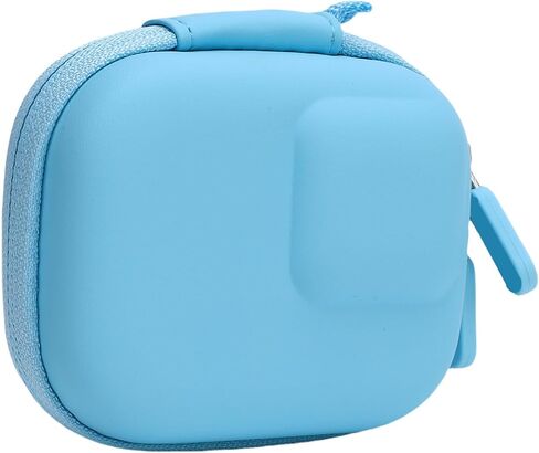 Gugxiom Mini Carry Case Lens Protector for Action 5 Pro Accessories, PU Leather Hard Carrying Case Storage Bag (Blue) in Saudi Arabia