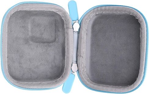 Gugxiom Mini Carry Case Lens Protector for Action 5 Pro Accessories, PU Leather Hard Carrying Case Storage Bag (Blue) in Saudi Arabia