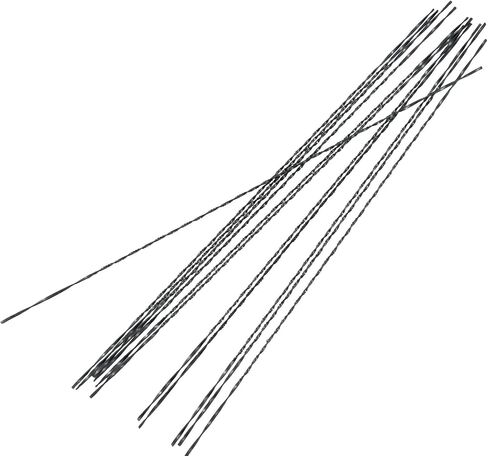 Hordion 12PCS Spiral Scroll Saw Blades, #3 Plain End Jewelry Saw Blades for Wood Metal Plastic Cutting Sawing Carve in Saudi Arabia