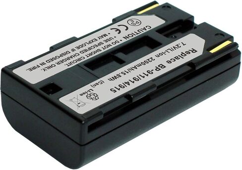 7.2Volt 2200mAh Battery for New BP-915, BP-925 Canon Camcorder ES300V, ES4000, ES5000, ES6000, ES7000ES, ES8000V, ES8100V, ES8200V, ES8400V, ES8600 in Saudi Arabia