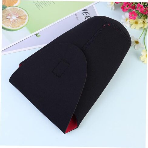 Garneck 2pcs غطس كثيفة العدسة العدسة مقاومة للصدمة وحقيبة العدسة المقاومة للانهيار لكاميرات DSLR مضغوطة الأكمام الواقية أسود إغلاق مفتوح سهل in Saudi Arabia