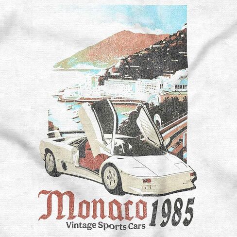 Brisco Brands Monaco 1985 Vintage Sports Car Baby Bodysuit Boys in Saudi Arabia