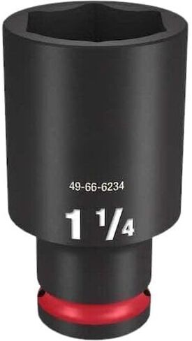 49-66-6234 لأداة Milwaukee 1/2 "محرك Deep Impact Socket 1 1/4 في الحجم ، عميق in Kuwait