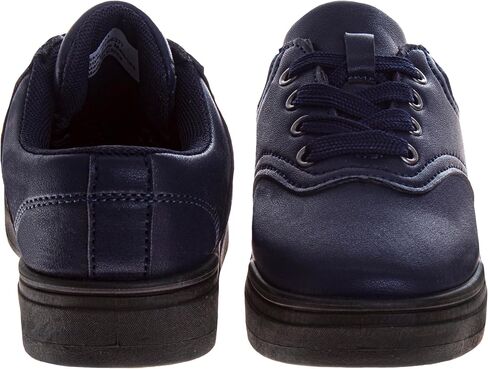 French Toast Girls Boys Dirty Buck Shoes - Kids Oxford School Uniform Loafer Saddle Church Dress Shoes Lace up Faux-Leather (Big Kid) (Dirty Buck) (Size 1-7) in Kuwait