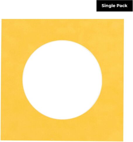 13x13 Mat Bevel Cut for 9x9 Photos - Precut Brittany Blue Circle Photo Photo Phoret Board - فتحة حمض خالية من الحمض لحماية صورك - مقطوعة للصور العائلية ، حزمة من 1 matboard in Kuwait
