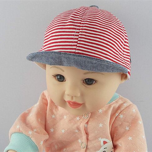 Baby Baseball Cap Striped Sun hat Letter Sun Protection Hat Infant Toddler Baby Boy Cotton Kids Children Adjustable Hats in Saudi Arabia