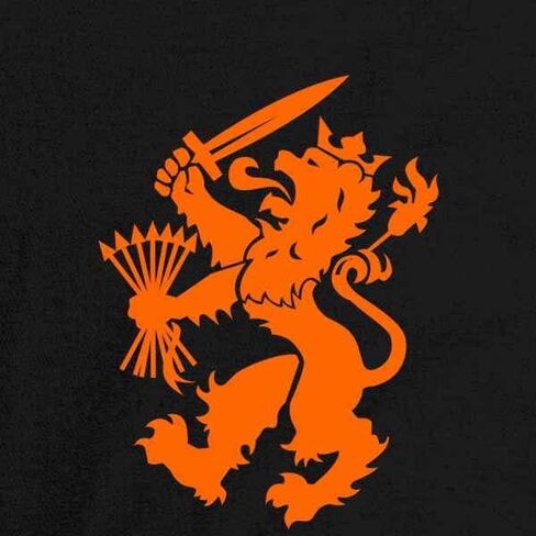 Pop Threads Holland Soccer Dutch Lion National Team Crest Infant Baby Boy Girl Bodysuit in Kuwait