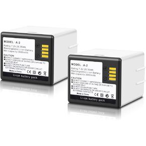 2-Pack A-2 Battery Compatible for Arlo Go VMA4410 VMA4400C VMA4410-10000S VML4030 VML4430, for Arlo Go 4030 HD Security Camera Night Vision Upgrade Capacity 7.2V 3660mah/26.35Wh (Not Same with A-1) in Saudi Arabia