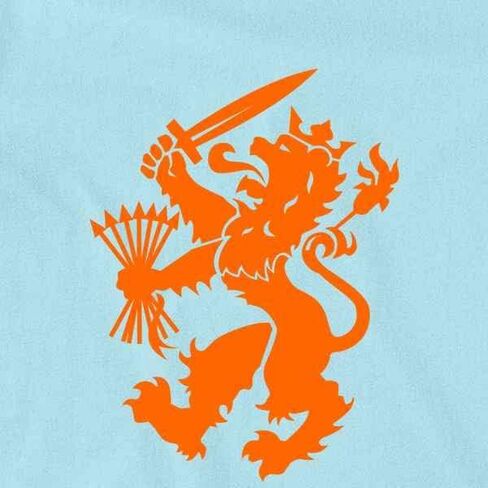 Pop Threads Holland Soccer Dutch Lion National Team Crest Infant Baby Boy Girl Bodysuit in Kuwait