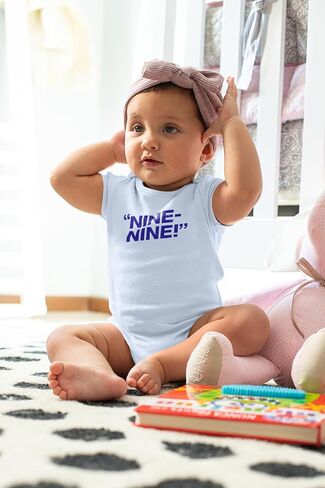 Pop Threads Brooklyn 99 Shirt Merchandise Quote Infant Baby Boy Girl Bodysuit in Kuwait