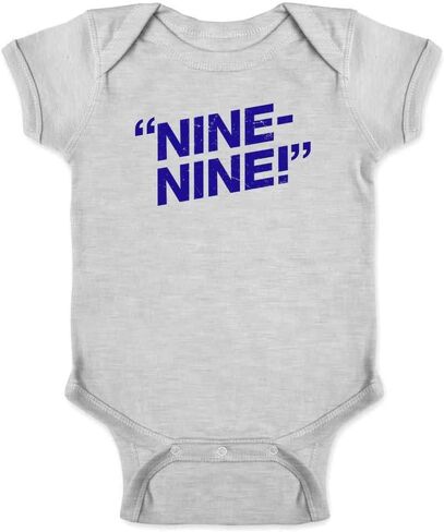 Pop Threads Brooklyn 99 Shirt Merchandise Quote Infant Baby Boy Girl Bodysuit in Kuwait