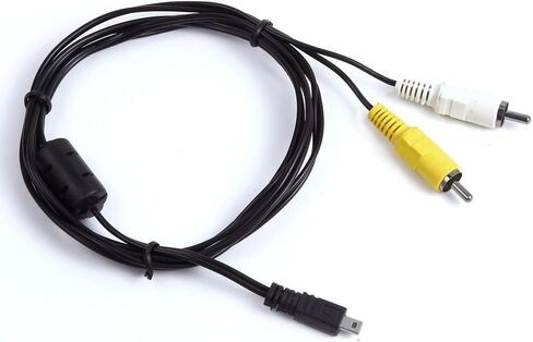 Maxllto USB Data +A/V TV Video Cable Coll for Nikon Coolpix L28 L27 S1100 PJ L840 Camera in Saudi Arabia