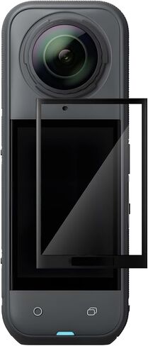 1 Piece 3D Plexiglass Curved Films for Insta360 X5 Flexible HD Clear Anti-scratch Screen Protectors for Insta360 X5 in Saudi Arabia