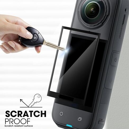 1 Piece 3D Plexiglass Curved Films for Insta360 X5 Flexible HD Clear Anti-scratch Screen Protectors for Insta360 X5 in Saudi Arabia
