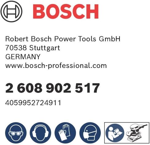 مجموعة ورق الصنفرة C470 Bosch 50x (للطلاء على الخشب ، الخشب الصلب ، Ø 115x107 مم ، الحصباء 10 × 60 ، 10 × 80 ، 10 × 120 ، 10 × 180 ، 10 × 240 ، Sander المحترف الإكسسواري) in Saudi Arabia